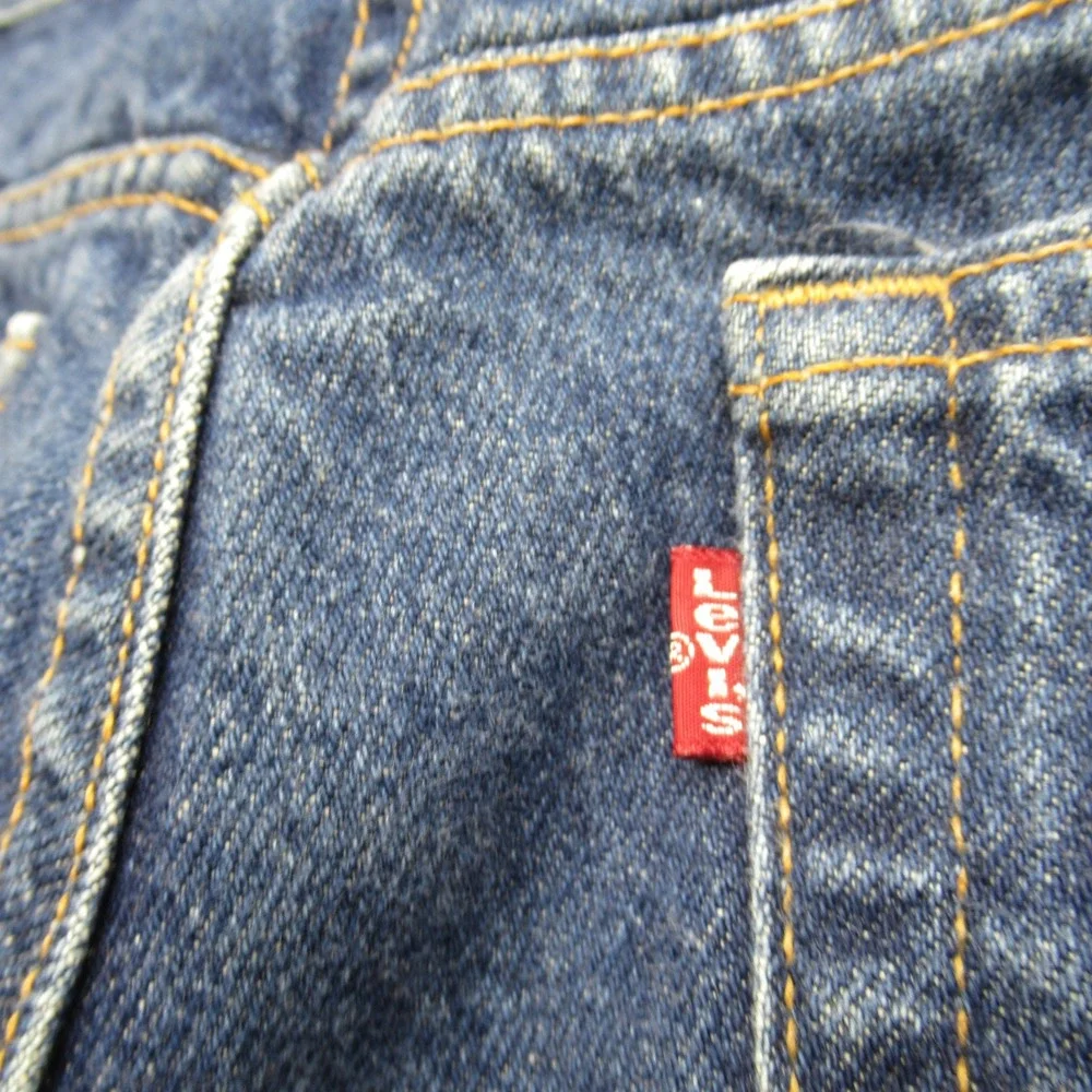 Levis 550 Jeans Mens 32X28 Dark Wash Denim Relaxed Fit Tapered Leg Baggy VTG‎